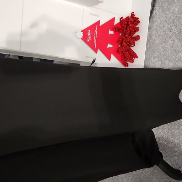 NWT Black Jumpsuit w/pearl accents - Picture 6 of 8